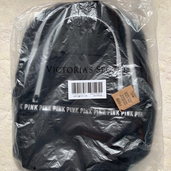 VS Pink BLACK Laptop Backpack, New in Package main image 4